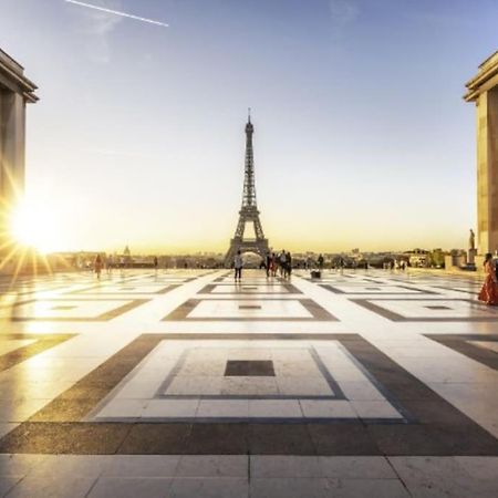 Tour Eiffel Terrasse Vue Seine Daire Paris Dış mekan fotoğraf