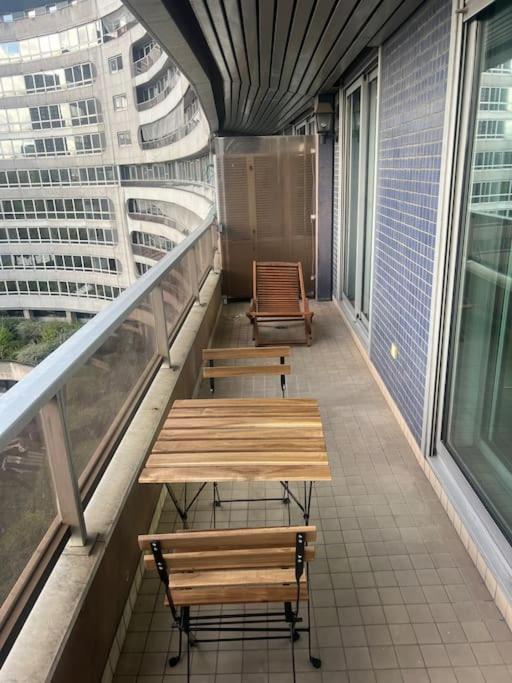 Tour Eiffel Terrasse Vue Seine Daire Paris Dış mekan fotoğraf