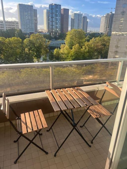 Tour Eiffel Terrasse Vue Seine Daire Paris Dış mekan fotoğraf
